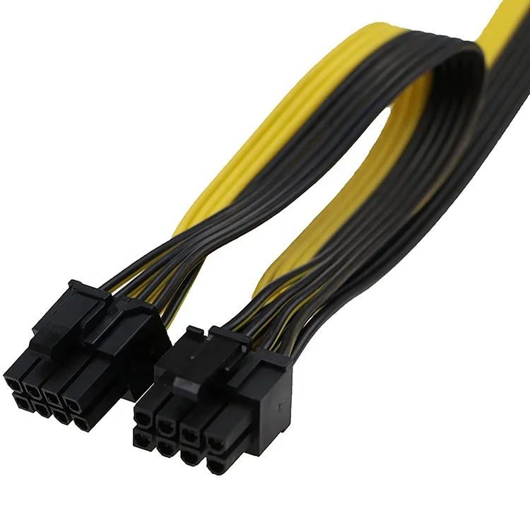 30 см 8 Pin рукава кабель Pcie 8Pin плоский сплиттер БП коммутационная плата 12 кабелями