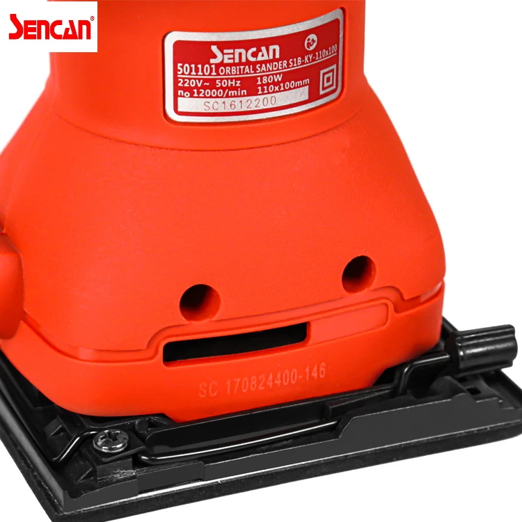 SENCAN 180W Power Tools New Electric Orbit Wooden Floor Sander Machine Orbital Sander OEM Customized Support