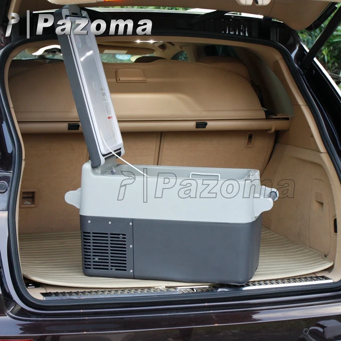  Напитков портативныое DC 12V/24V 30L Бесшумная конструкция Мини авто холодильник грузовик домой морозильник путешествия автомобильный охлаждения-18