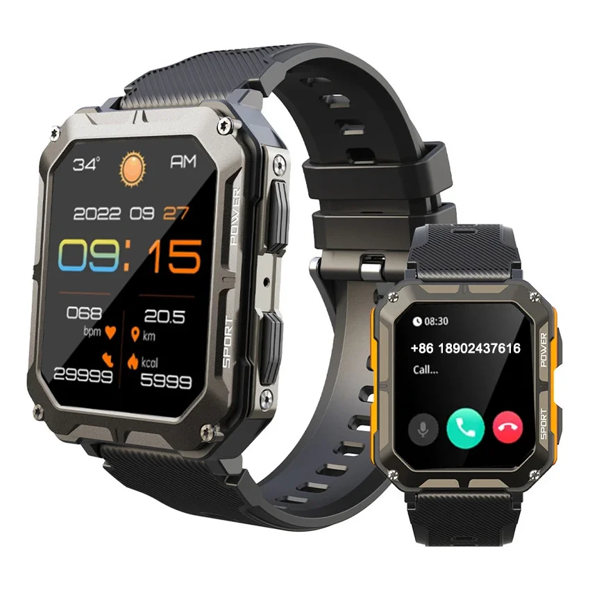 AC20 PRO 5ATM WATERPROOF 380mAh BATTERY WATCH SPORT SMART WATCH FASHION for ANDROID and IOS SMART WATCH SPORT