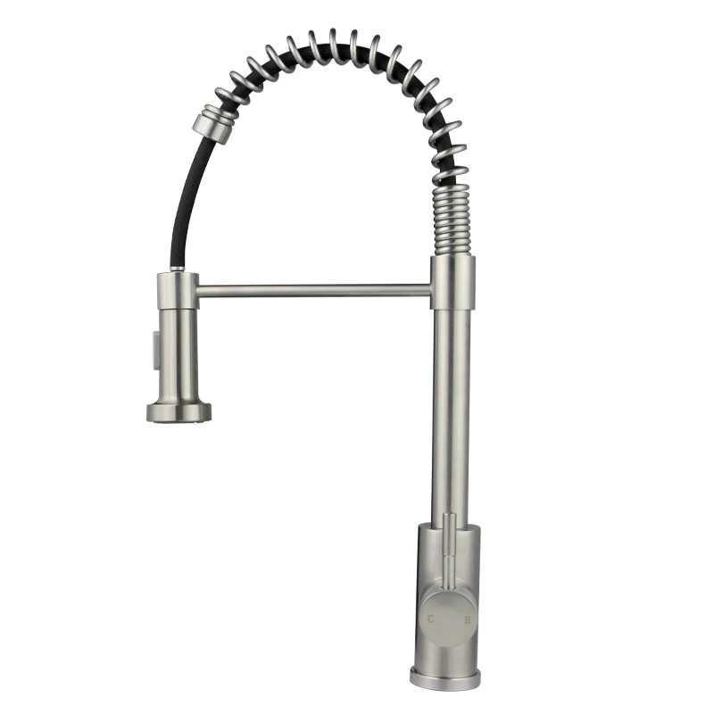 Brass Pull down single handle garden decorative modern style outdoor kitchen faucet
