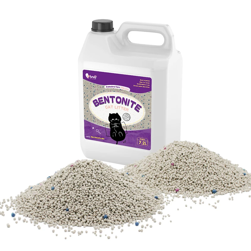 Dust-free clumping sanitary cat litter sand 10kg easy clean ecological bentonite cat toilet sand for cats