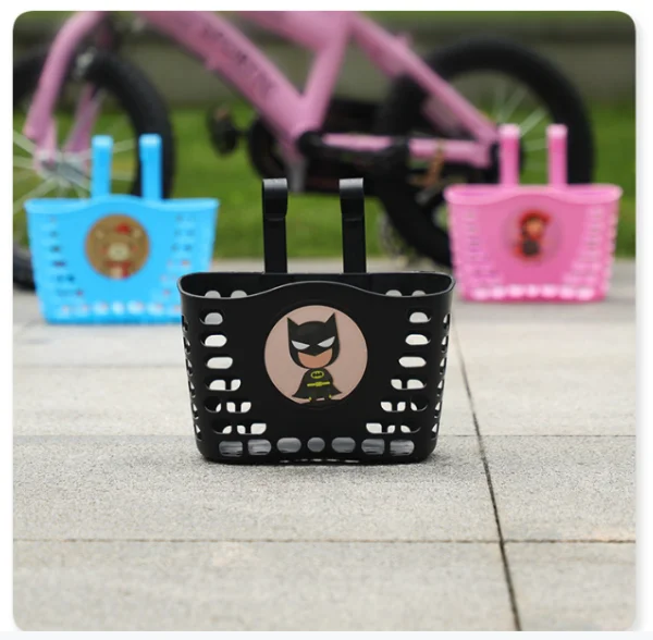 Popular Kids adult Bike Plastic Basket quick release removable  Children Bicycle Parts Front Rear Basket Bicycle Basket