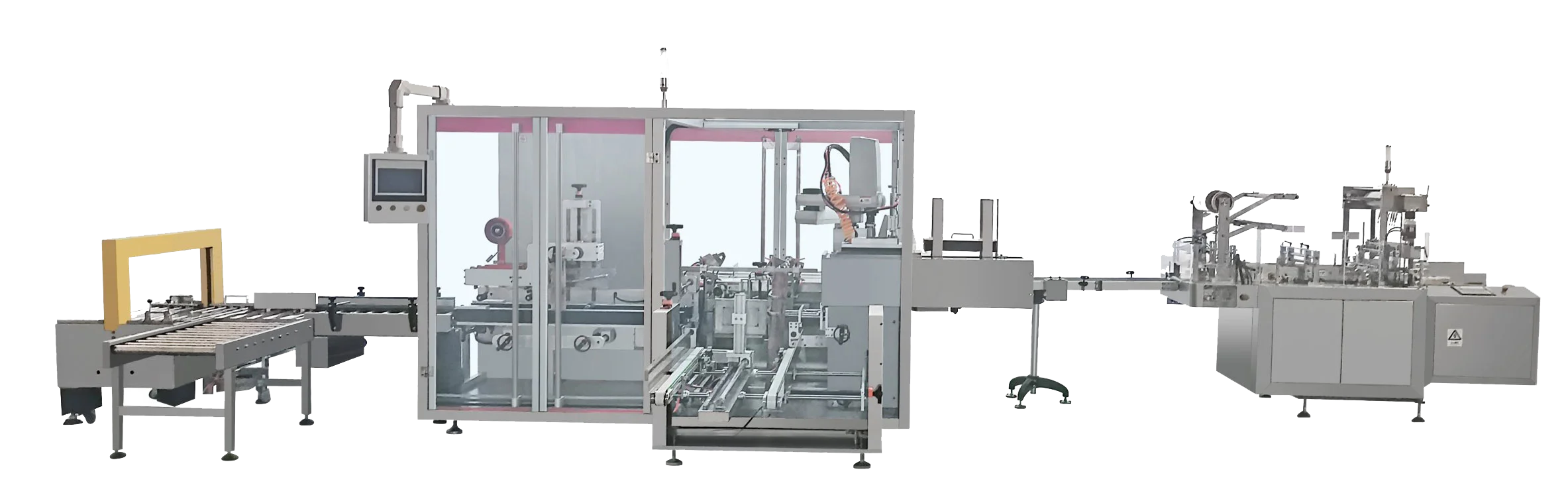 Top Loading Case making machine Case packer box filler carton erector loader