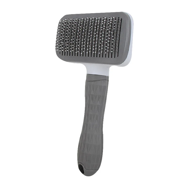 Ergonomic Design Dog Pet Brush Comb Soft Handle Slicker Bath for Cats and Dogs Wholesale Price Household Sundries