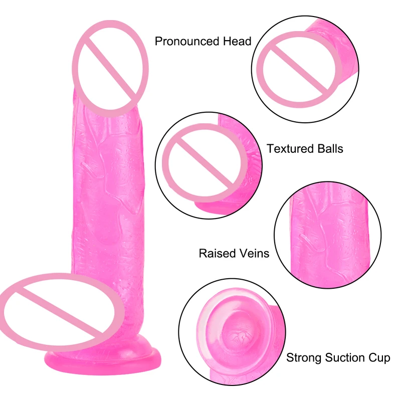 
Soft Grade Silicone Dildo Adult Product Sex Toys Dick Artificial Penis Realistic Dildo For Man And Women 