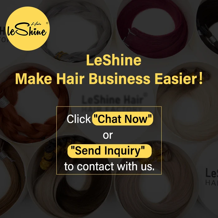 LeShine Cuticle Intact Prebonded Nano Rings Hair Extension Remy Human Hair European Hair Healthy & Smooth