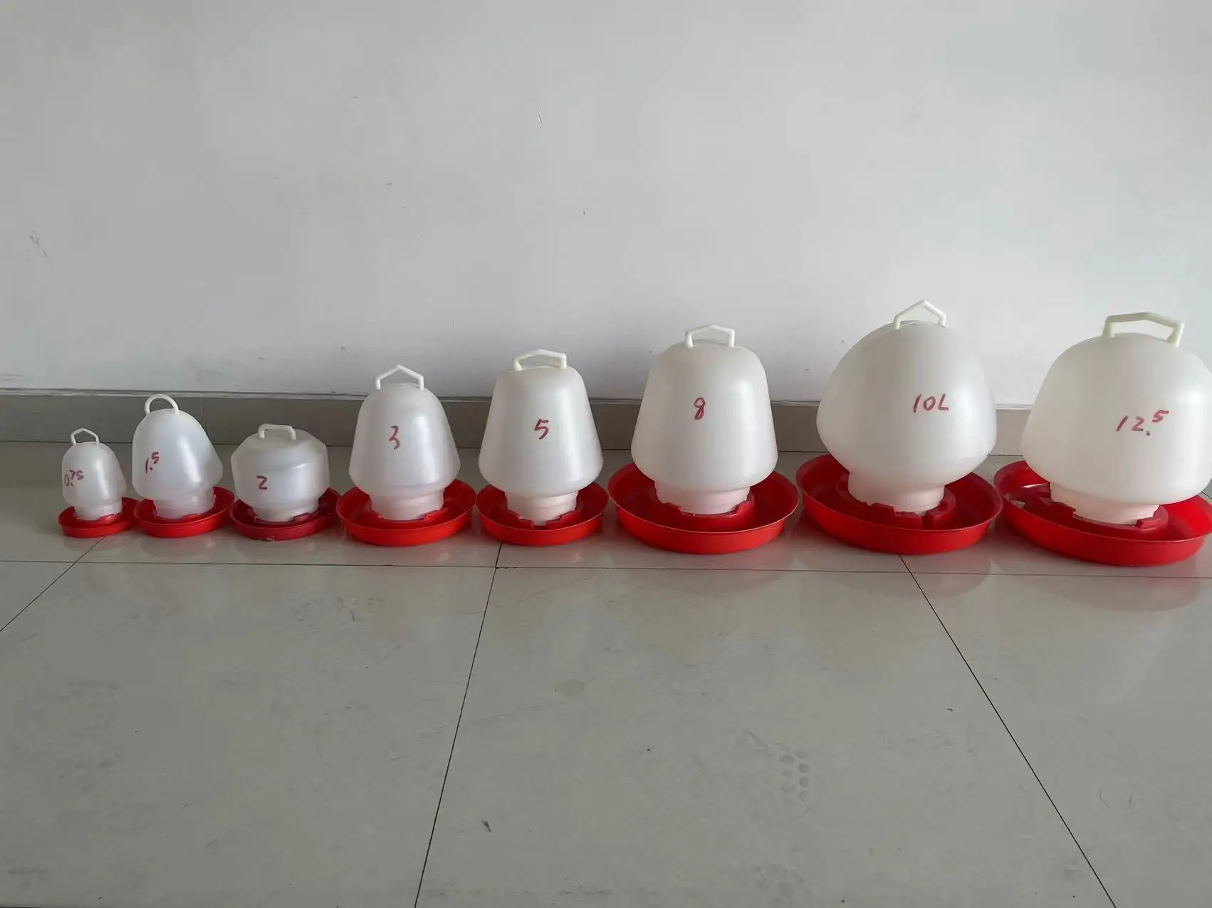 GREAT FARM poultry vacuum drinker animal drinker  chicken drinker 0.75L 1.5L 2L 3L.5L 8L 10L 12.5L Various models