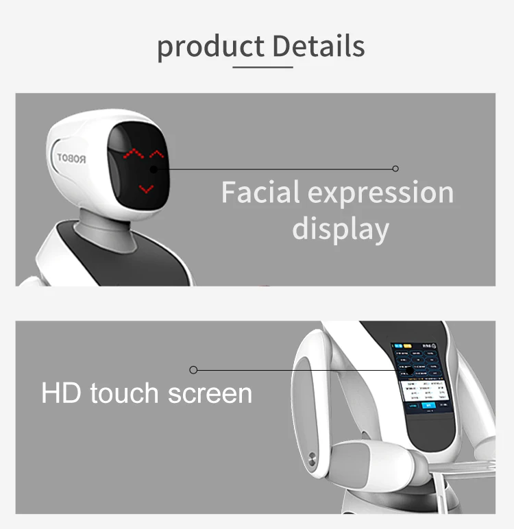 restaurant catering food waiter artificial humanoid intelligent automatic slam navigation factory price delivery serve robots