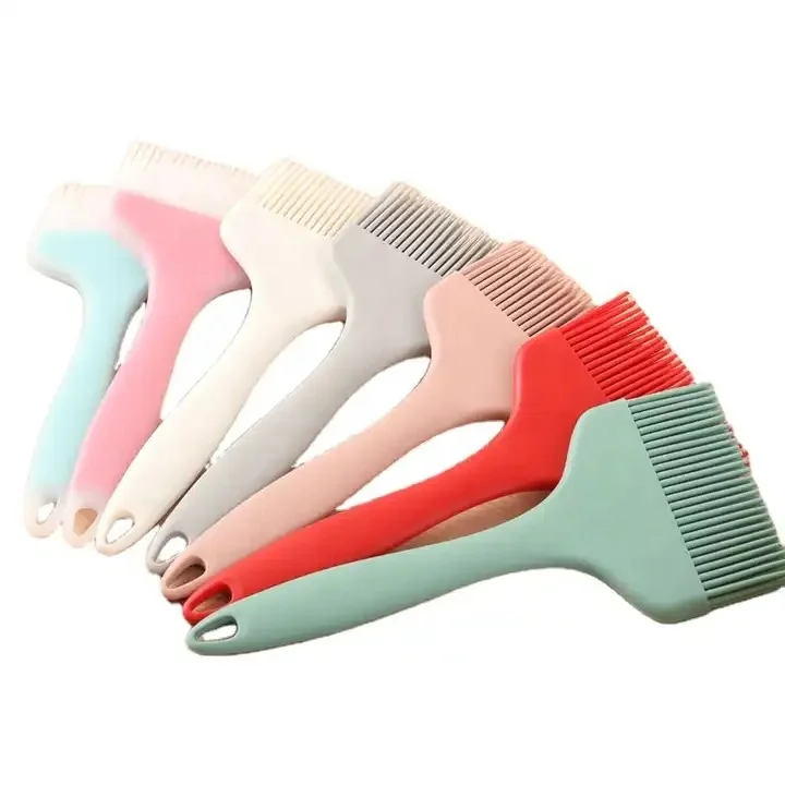 Large Food Grade Silicone Basting Pastry Brush Silicone Cooking Oil Brush Baking Pastry Bbq Oil Basting Brush for BBQ