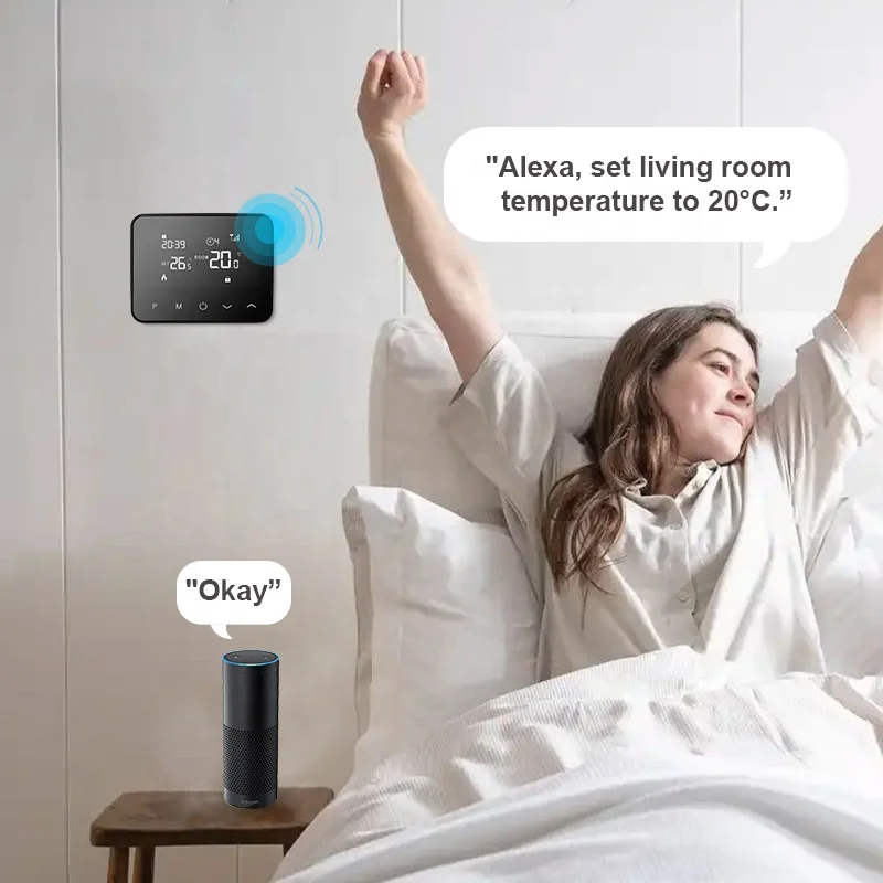 Tuya Smart WiFi Wireless Boiler Heating Programmable Thermostat