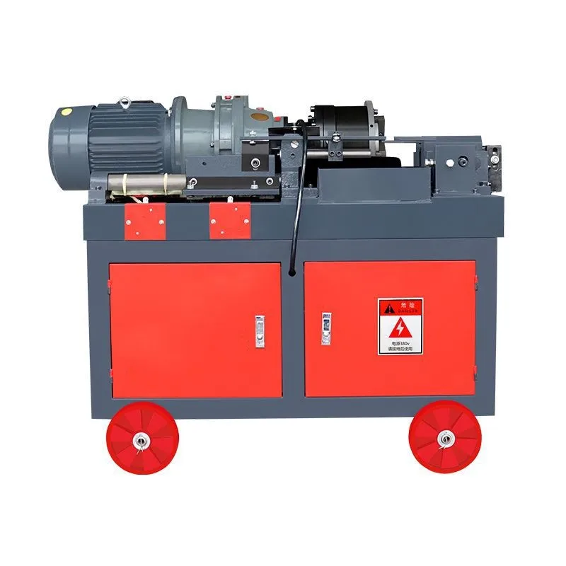 HGS40 type steel bar rolling machine automatic straight thread stripping rib turning machine Electric Wire Sleeving Machine