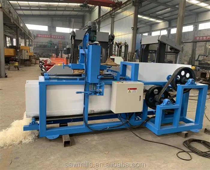 Automatic Horizontal Cutting Wood Wool Making Machine / Wood Excelsior Cutting Mills