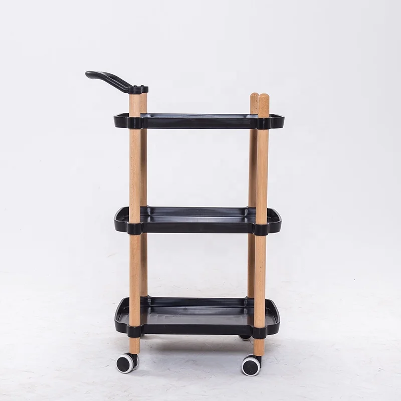 Hotel Restaurant Kitchen Uesd Plastic Handy Sevice Cart