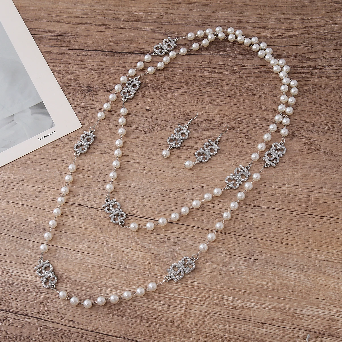 High Quality Sorority Delta Inspired Making 1913 Founding Year Charms Decorated Greek DST Necklace And Earrings Jewelry Set