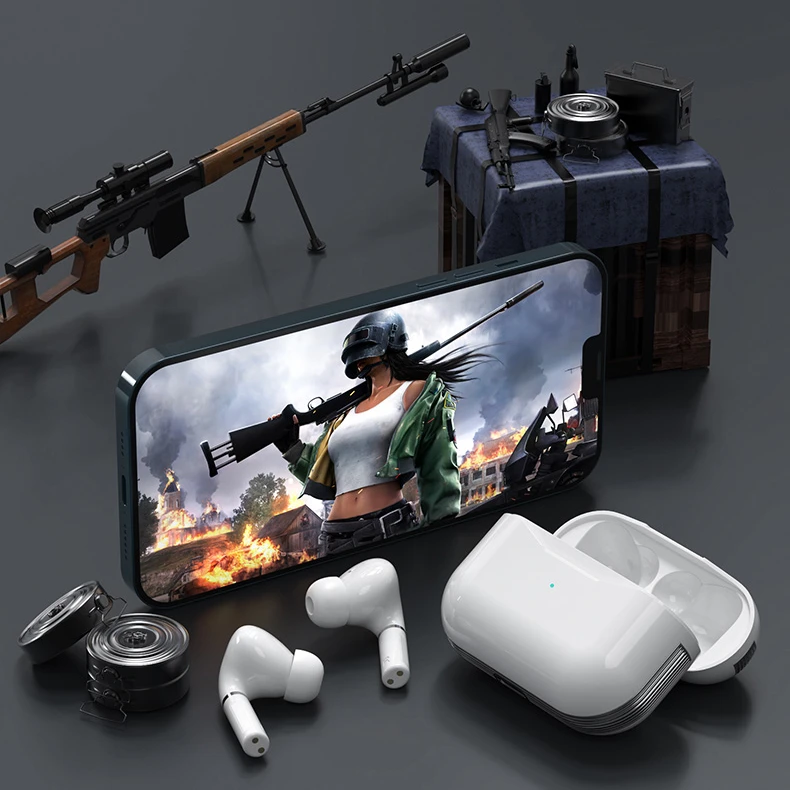 New Design Touch Voice Control Led Display Subwoofer V5.0 Blue Tooth True Wireless Earphone Sim Card Wireless Earphone