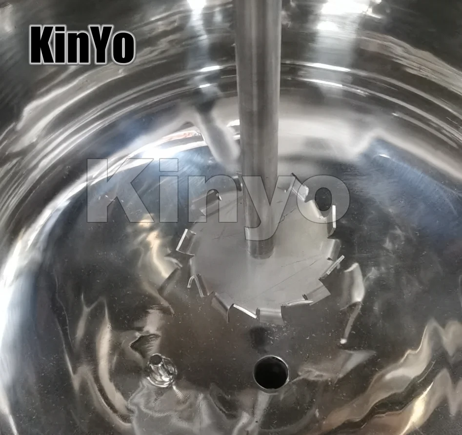 500L 500 gallon  liquid mixer high viscosity double jacketed emulsifier  homogenizing reactor  emulsifier mixer