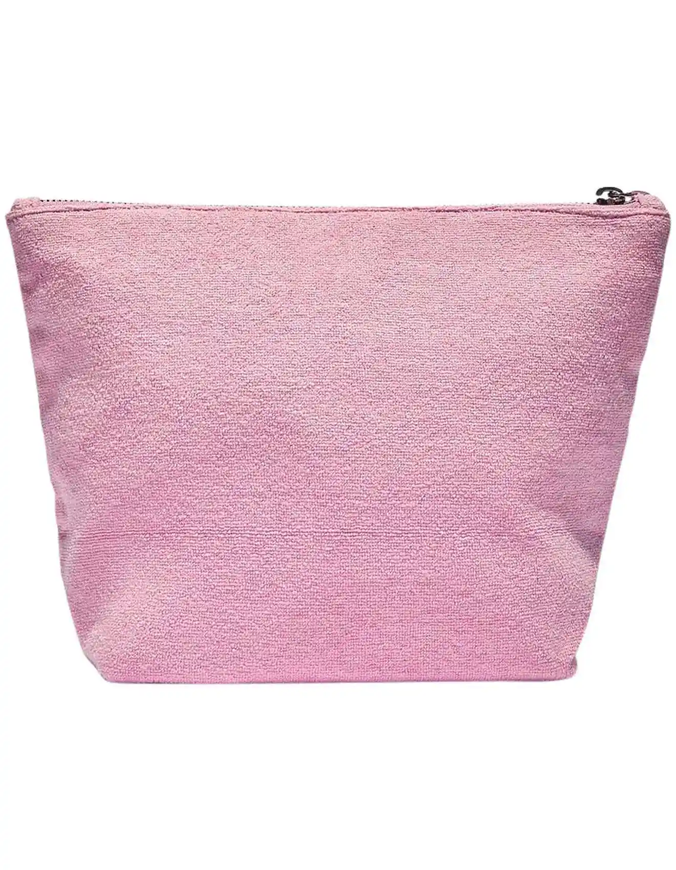 Wholesale 2022 Terrycloth Towelling Soft Fabric Waterproof Lady Toiletry Make up Pouches Bags Terry Customization