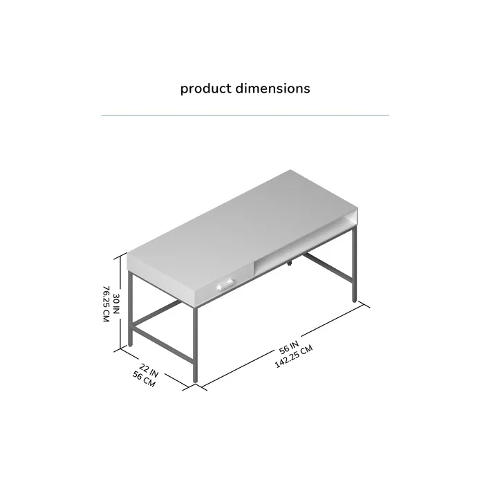 Home Office Furniture Modern MDF Wooden Computer Office Table