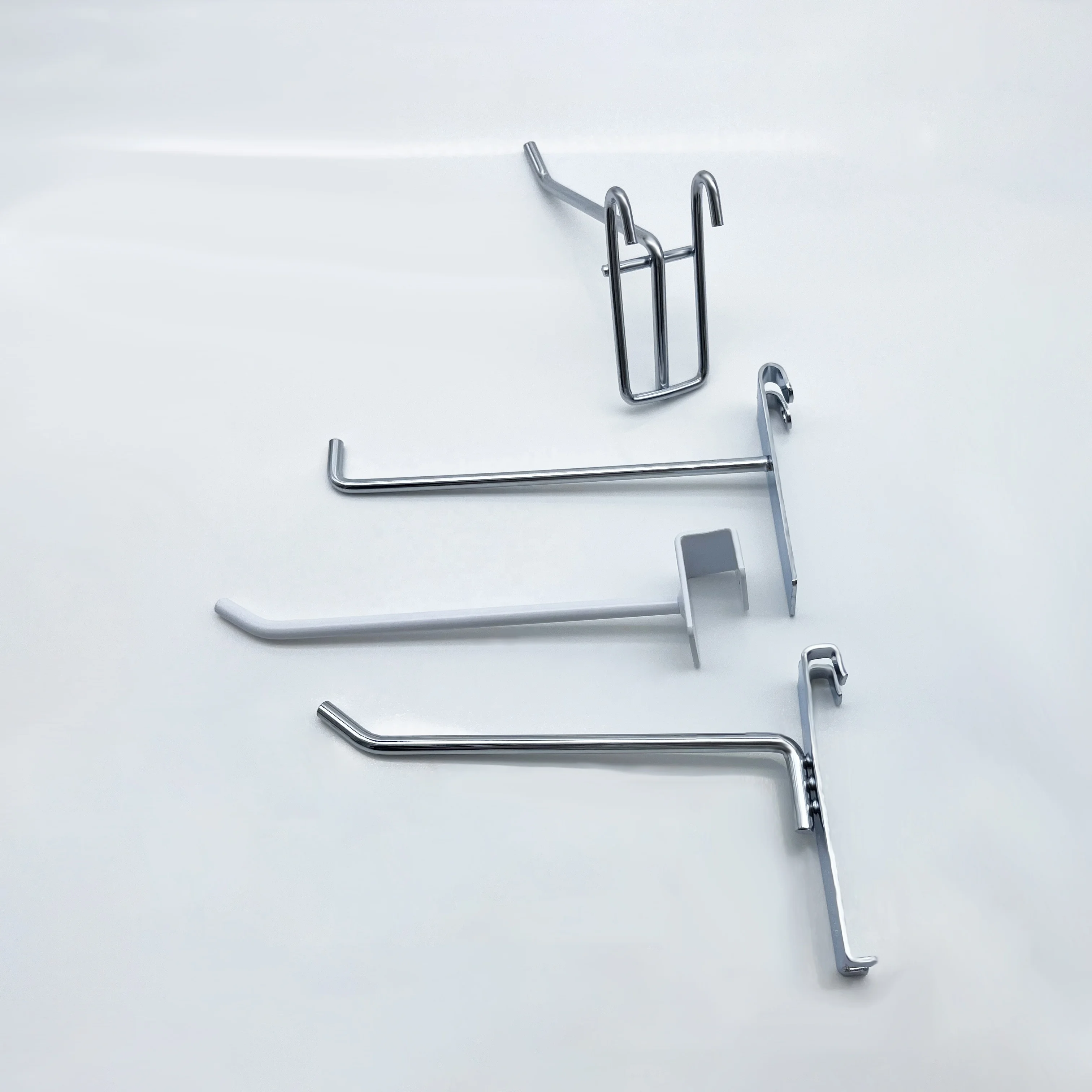 [MSMX] Best Price Security Metal Set Peg Hooks Garage Doble Slatwall Hooks Display for Supermarket