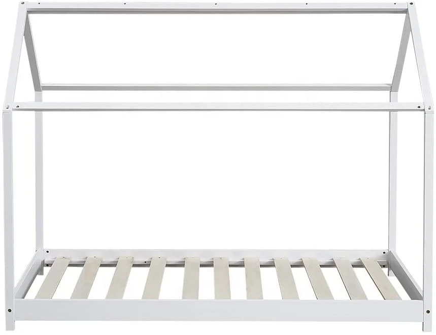 
Manufacturer price junior toddler kids bed Scandinavian style solid wooden frame 