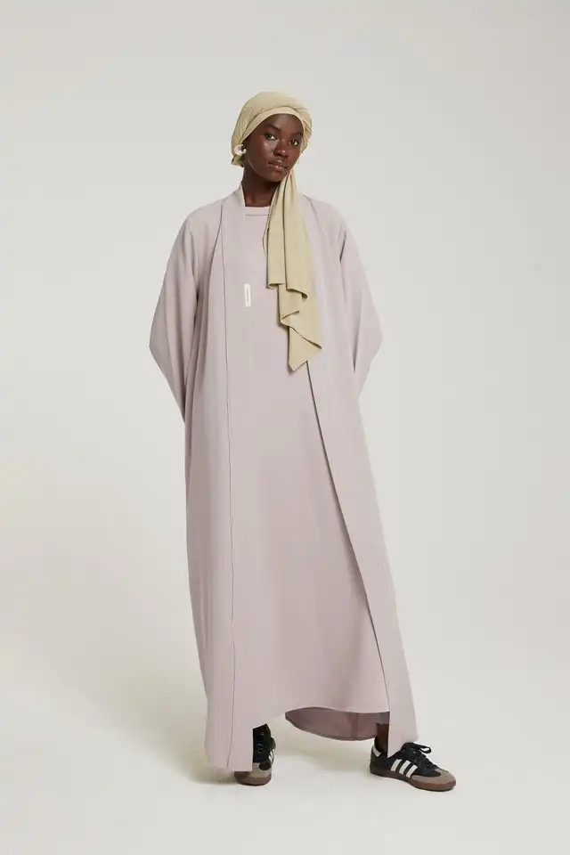 Kimono OEM мягкая толстая ткань эластичная мусульманская женская одежда модная Дизайнерская верхняя 2024
