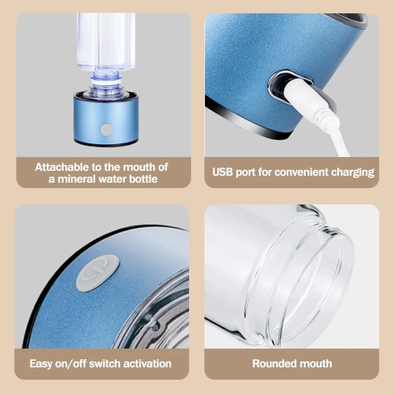 Wholesale 2024 Hydrogen Water Generators New Technology Hydrogen-Rich Ionizer Cup Smart Drinkware for Electrolysis Water
