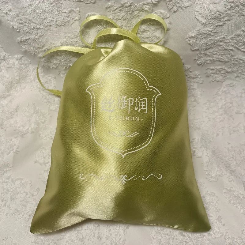 Custom Logo Large Satin bag Velvet Dust Multi-color Shoe Bag Luxury Clothes Hat Velvet Storage Packaging Bag