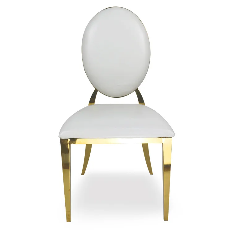 Party Outdoor Wedding Event Banquet Wedding Gold O Back Chairs Luxury Chairs For Wedding Reception with shipping service