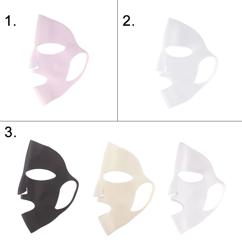 Hot Selling Beauty Products Washable Silicone Mask 3D Reusable Silicone Mask Travel Size,sample Size Silicone Face Cover OEM/ODM