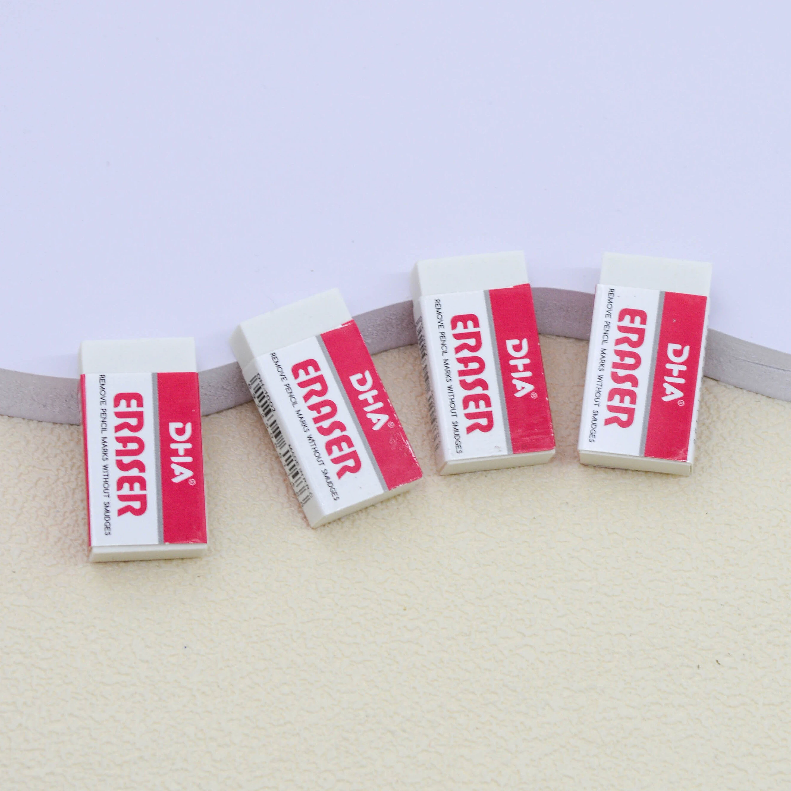 Kawaii Cheap School Eraser Set Customized Pencil Rubber TPR Art Corrector 4B Pencil Erasers For Students