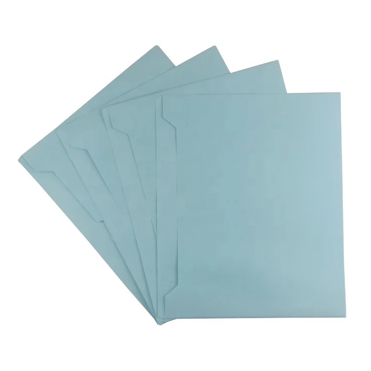 Custom A3/A4/B5/B6 Size Full Color Printed Paper Jacket Folder for File Packaging