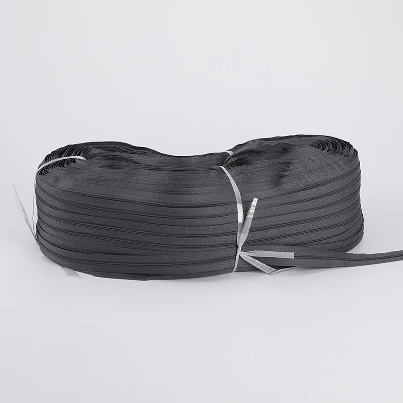 Wholesale Polyester Tape Zip Long Chain Nylon Plastic Customized Zippers Sustainable Around 7 Days Sewing Supplies Zippers
