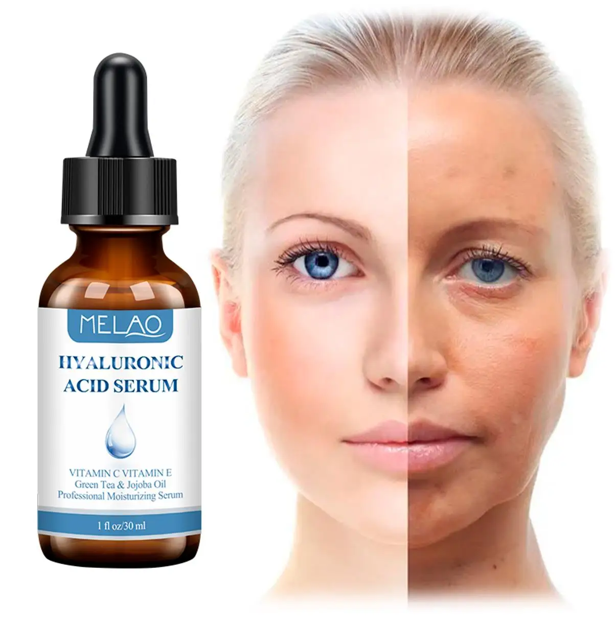 XBY OEM Vitamin C&E Hyaluronic Acid Serum Whitening Vitamin C Serum for Face