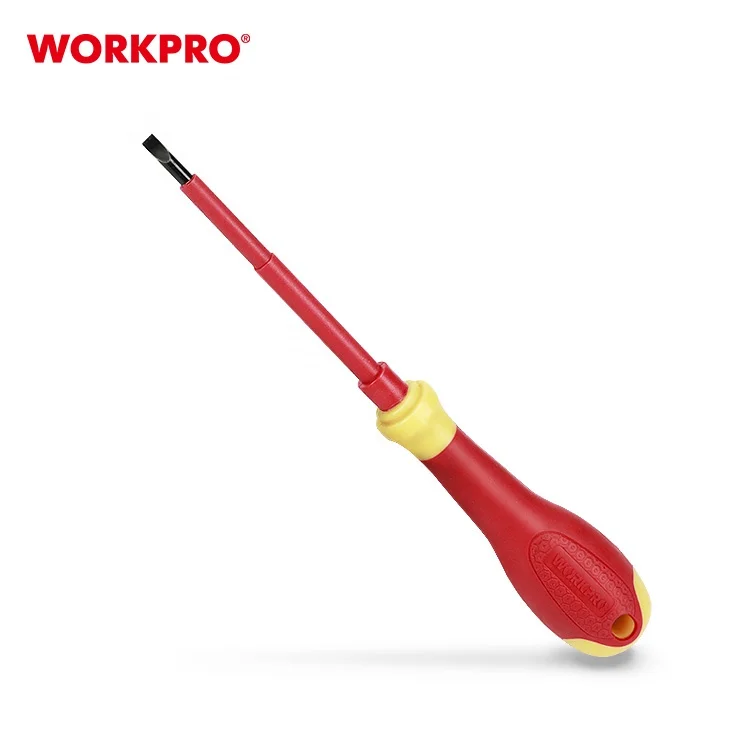 WORKPRO PH2X125MM VDE Hand Tool Insulated Screwdriver Electrician Tool VDE Approved Handle Insulated Philip Screwdriver
