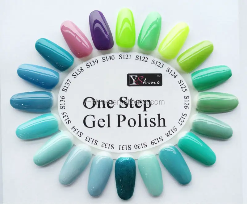 Y-SHINE wholesale oem private label colorful uv led gel varnish semi permanent soak off gel nail polish for nails art salon