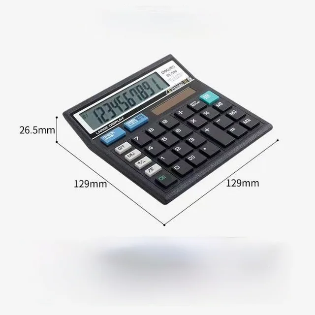  Brand calculator large display dedicated dual power matte non-slip durable financial