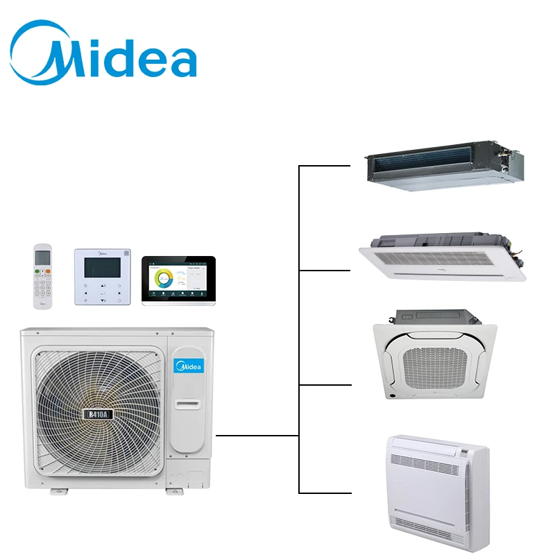 Midea 34kBtu/h 10kW easy installation vrf commercial hvac central air conditioner system