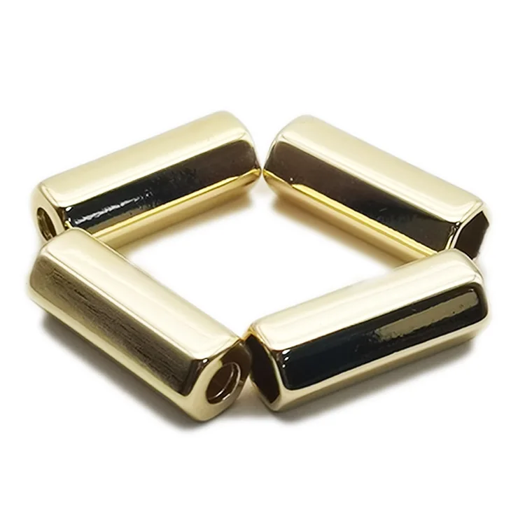 Custom Hexagonal Metal Drawstring Cord End Stopper Hat Cord Lock Garment Accessories