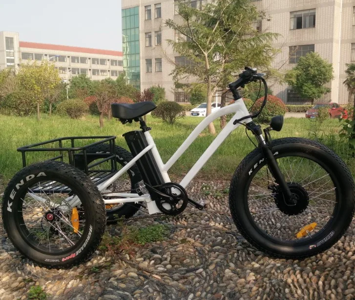  2019 жира грузовых шин 500w переднее мотор 3-х колесный Электрический велосипед для