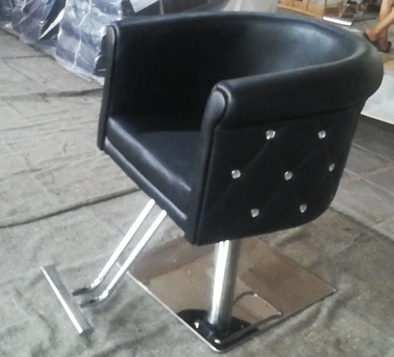 Hot Sale Pink Color Modern Barber Salon Hairdressing chair Luxury Salon Styling Chair