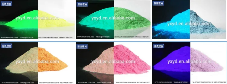  Горячая Распродажа 12004-37-4 флуоресцентный Супер Ночной светящийся в темноте Пигментный Порошок для краски