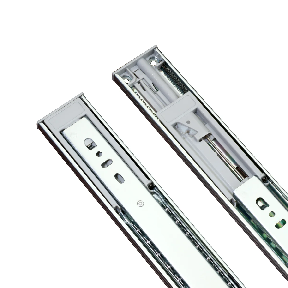 Гидравлический мягкий закрытый выдвижной ящик с 3 секциями стальной шариковый подшипник телескопический канал комод демпфер буферная система выдвижных ящиков ползунки