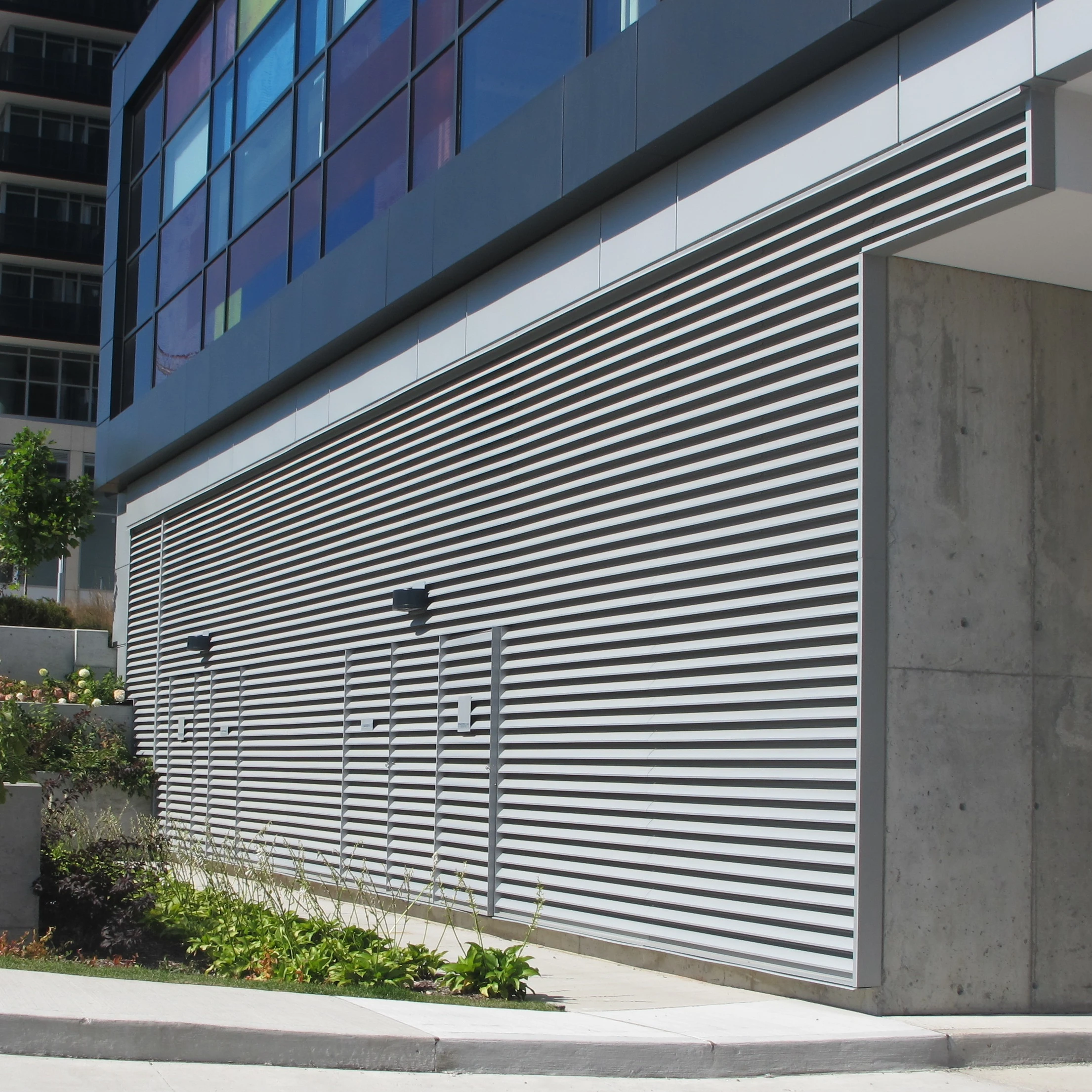 aluminium vertical louvre aluminum weather resistant vertical louvers