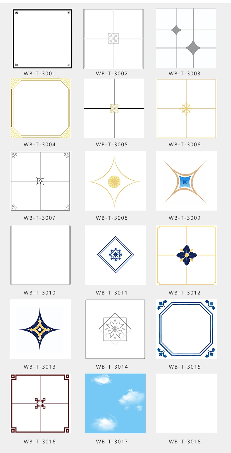 ceiling sticker pvc decoration panels wall self adhesive  tiles ceiling sticker