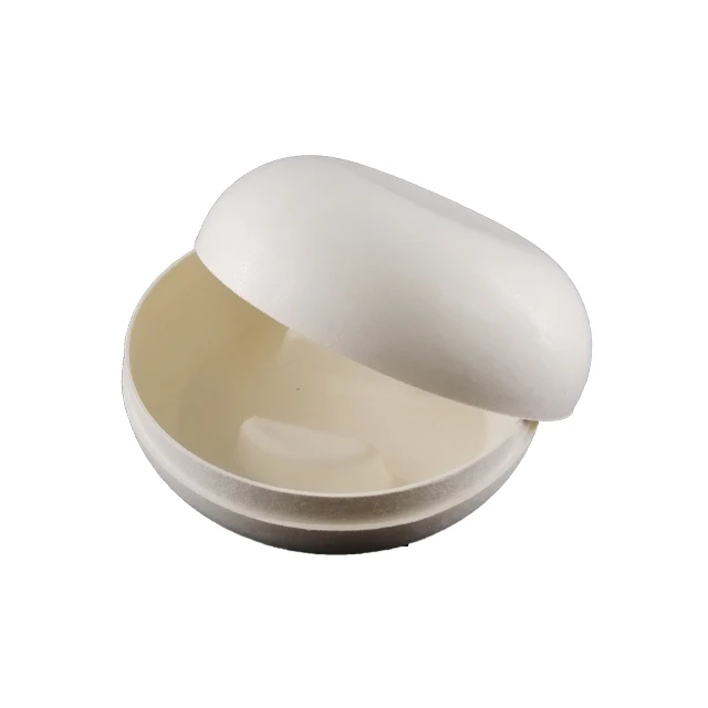 Custom Paper Plastic Made Handmade Soap Box,  Paper-Poly Packing Circular Storage Box