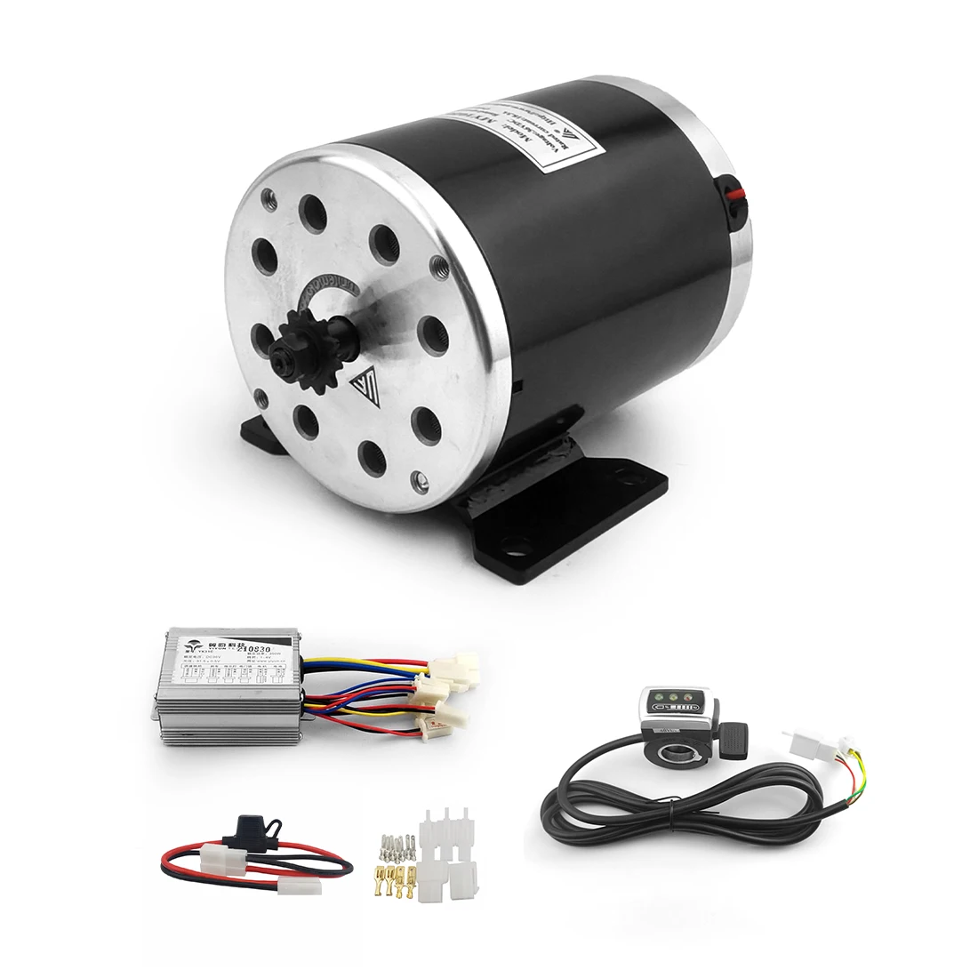 High Speed 24V 36V 48V 500W Electric motorized Engine MY1020 Brushed go kart Motor kit