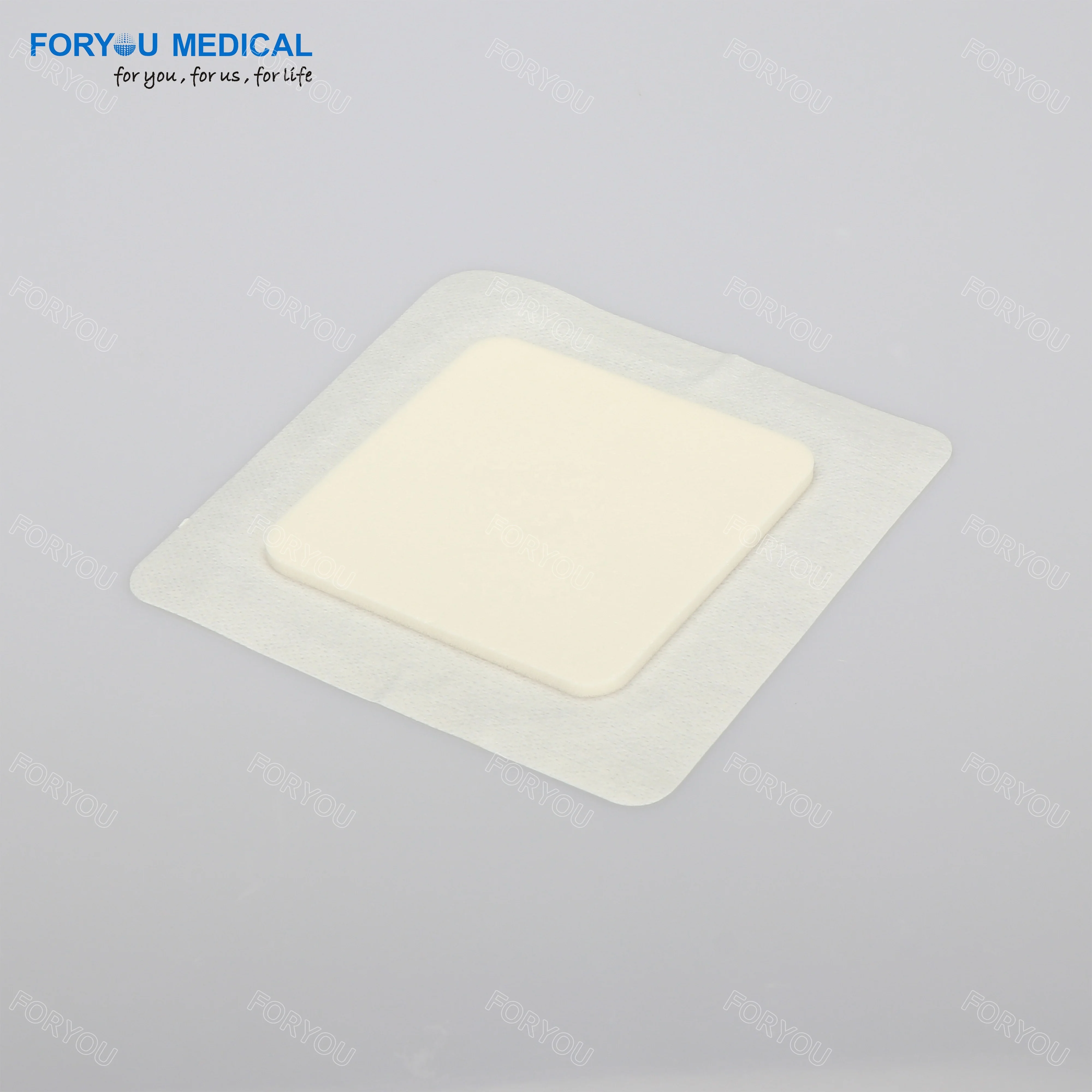medical wound dressing coated PU film Foam dressing hospital clinics use