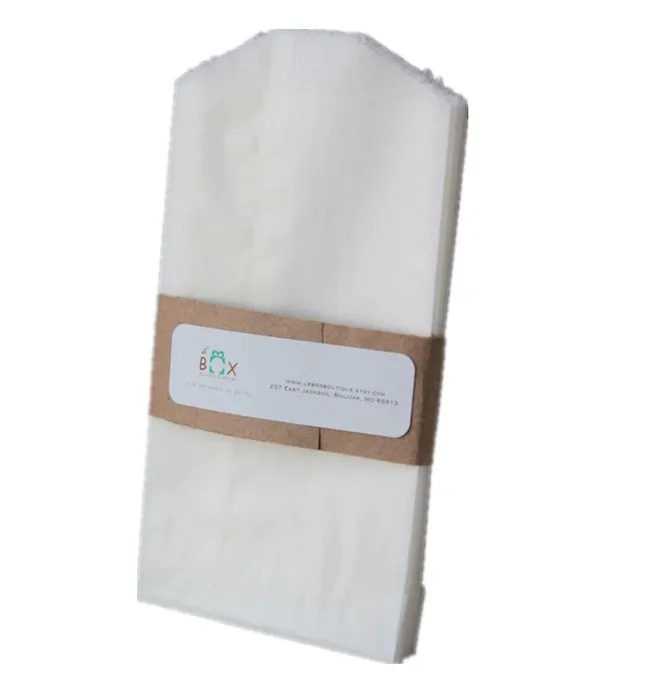 Custom logo printed glassine paper translucent bag for clothing, shoes  package
