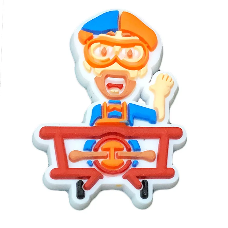 Pvc Shoe Accessories Soft Rubber Accessories Decorations Pvc Shoe Charms for Rubber Shoe Cartoon Styled Silicone Charms